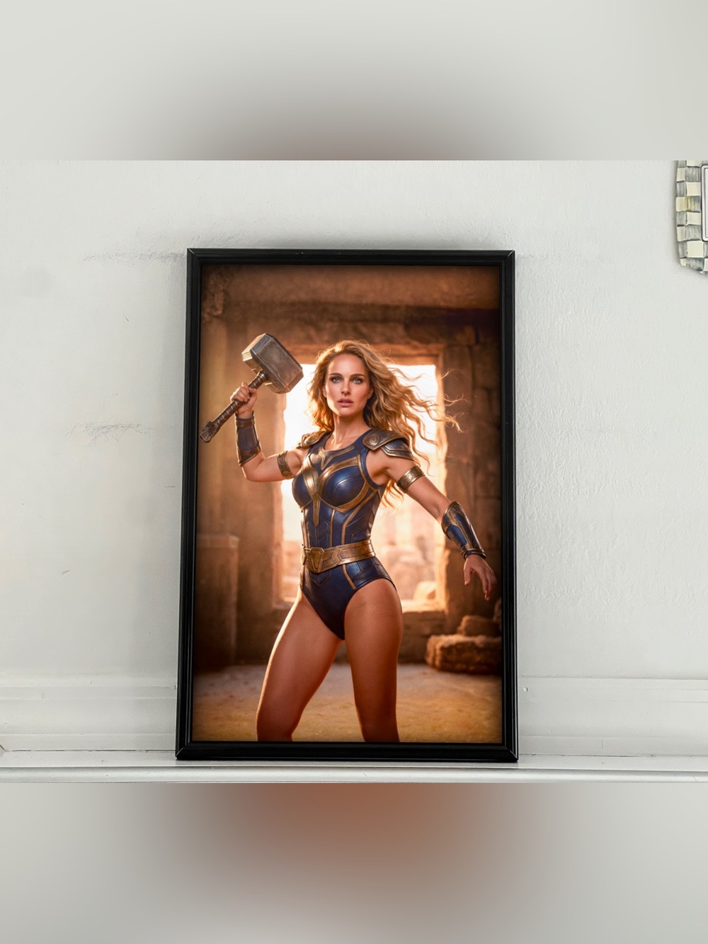 Thor love And Thunder Natalie Portman pinup girl Poster